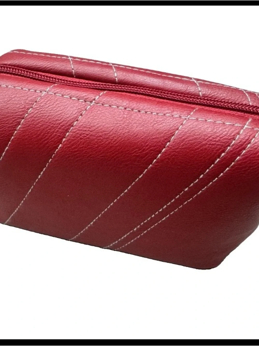 American Airlines Sleek Red Leatherette Business Class Amenities kit sealed